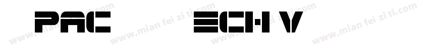 Spac3 - Tech v17字体转换